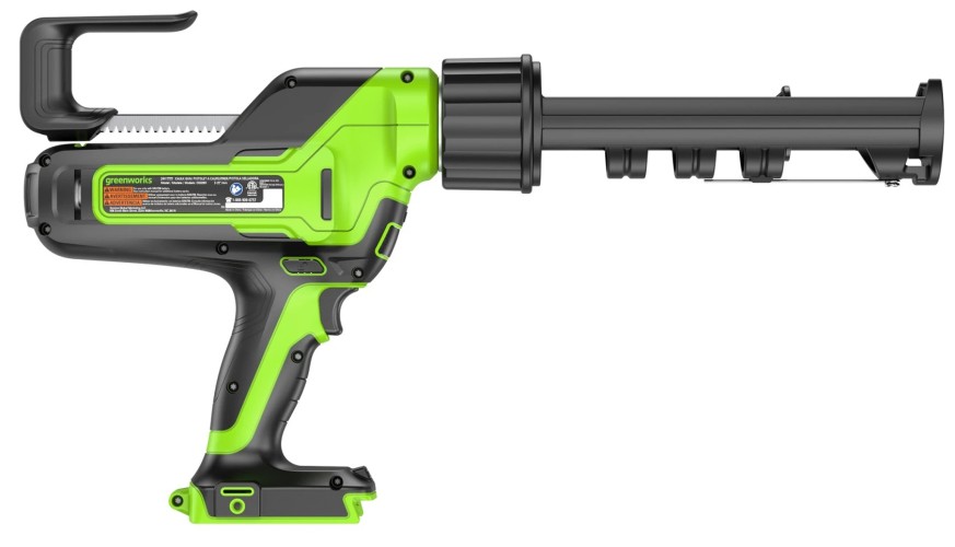 Пистолет для герметика аккумуляторный GREENWORKS G24CAU 24V, макс 310 мл, АКБ 2Ач и ЗУ 3501707UA - изображение 3