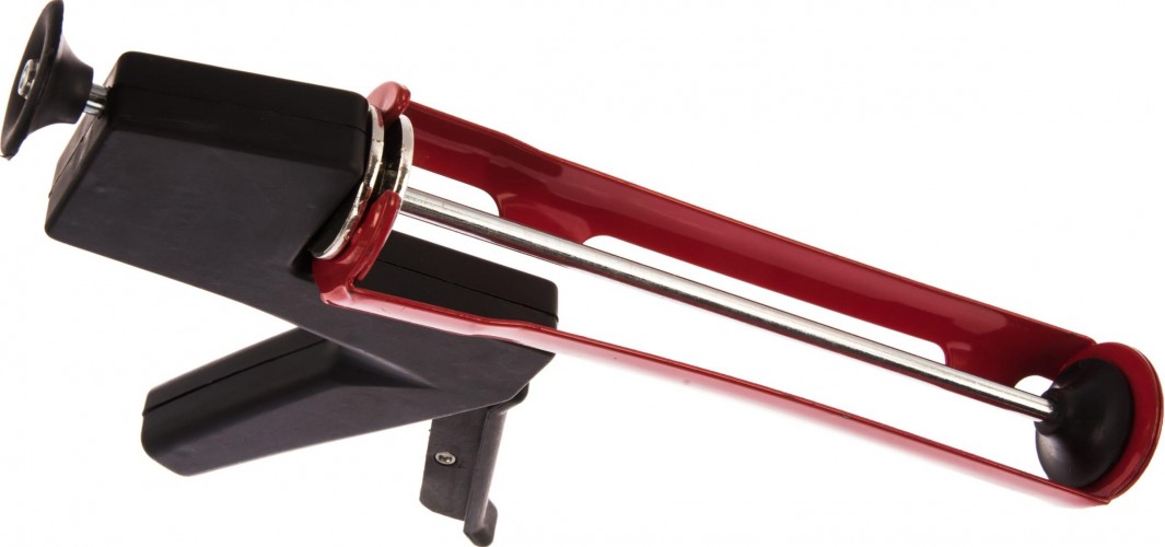 Пистолет для герметика Biber 60108 9'' полукорпусной с противовесом тов-085191 - изображение 2