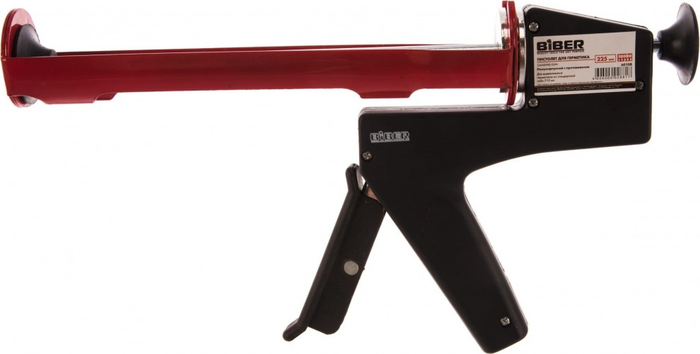 Пистолет для герметика Biber 60108 9'' полукорпусной с противовесом тов-085191