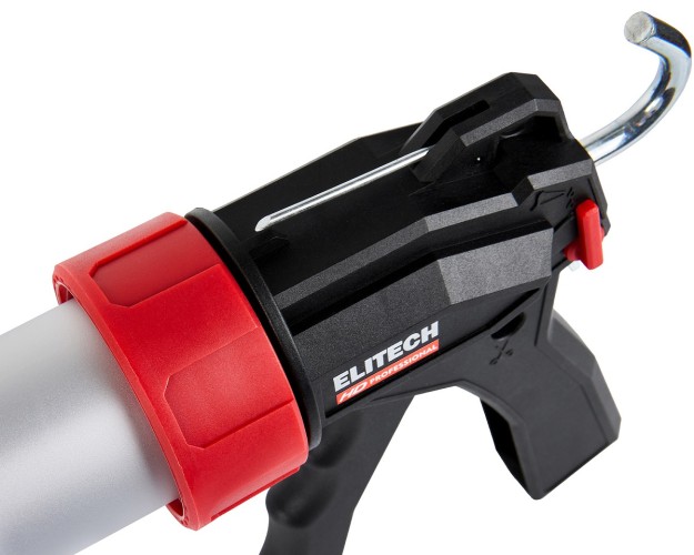 Пистолет для герметика ELITECH 710402 HD закрытый 600мл 207211 - изображение 4