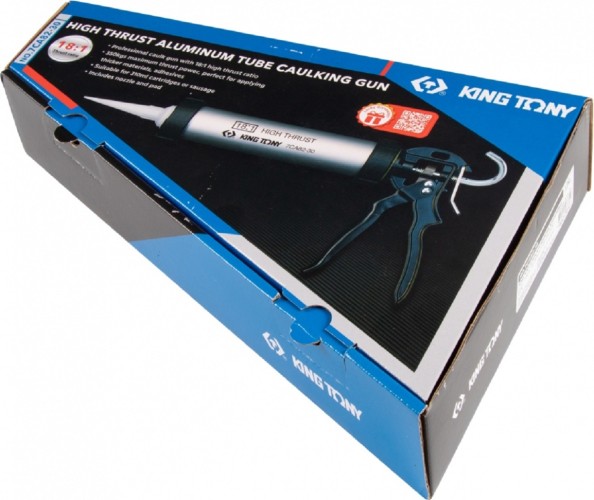 Пистолет для герметика KING TONY 7CA82-30 алюминиевый - изображение 5