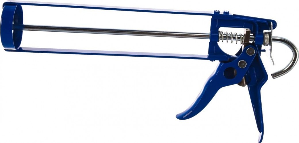 Пистолет для герметика Кобальт 244-001 скелетный, усиленный, противокапельная система - изображение 2