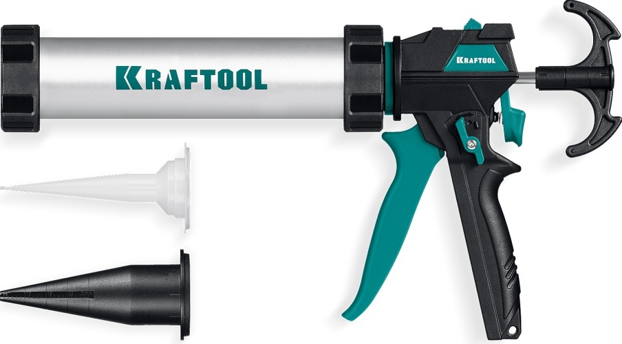 Пистолет для герметика KRAFTOOL ULTRA 310 мл универсальный закрытый 06677-31