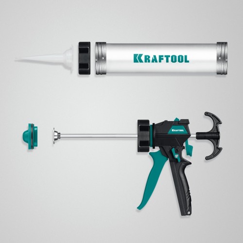 Пистолет для герметика KRAFTOOL ULTRA 310 мл универсальный закрытый 06677-31 - изображение 2