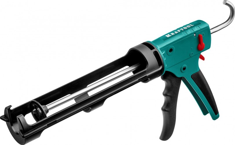 Пистолет для герметика KRAFTOOL Grand 2-in-1 скелетный 310 мл 06674