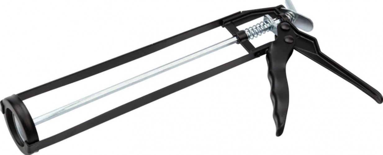 Пистолет для герметика REXANT Скелетный 310 мл, с фиксатором, шестигранный шток 7 мм 12-7201 - изображение 2