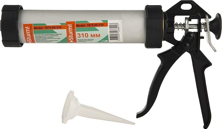 Пистолет для герметика Sturm 1073-05-310 цилиндрический, 310 мл. - изображение 2