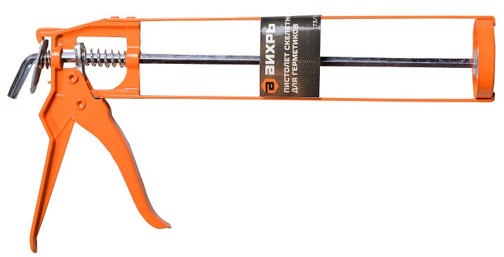 Пистолет для герметика ВИХРЬ 73/3/6/1 скелетный - изображение 3