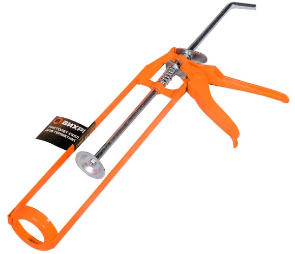 Пистолет для герметика ВИХРЬ 73/3/6/1 скелетный - изображение 2