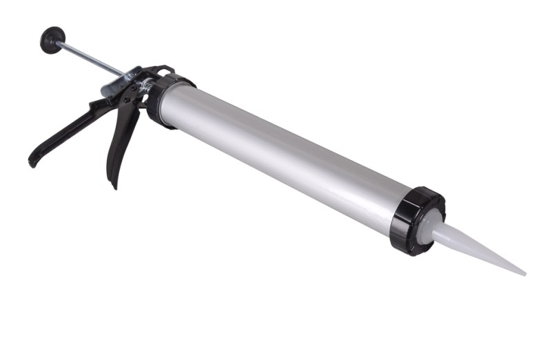 Пистолет для герметика ВИХРЬ 73/3/6/9 алюминиевый закрытый, 600мл