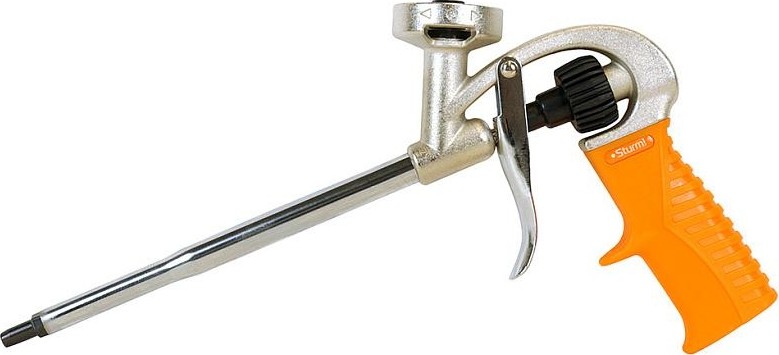 Пистолет для монтажной пены Sturm 1073-06-07 тефлон.покрытие иглы,регулировка рукой, profession
