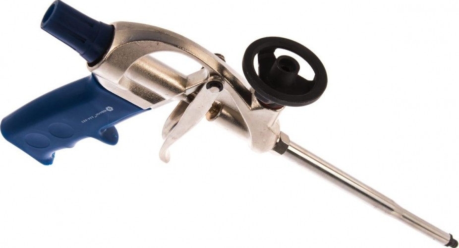 Пистолет для монтажной пены Кобальт 244-063 металлический корпус, тефлоновое покрытие - изображение 3