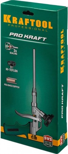 Пистолет для монтажной пены KRAFTOOL PROKraf профессиональный с тефлоновым покрытием держателя 0685_z04 - изображение 2