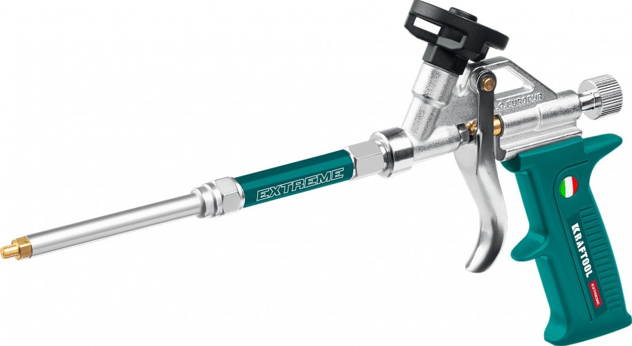 Пистолет для монтажной пены KRAFTOOL SUPERGUN 06800 полностью разборный, обслуживаемый 06800