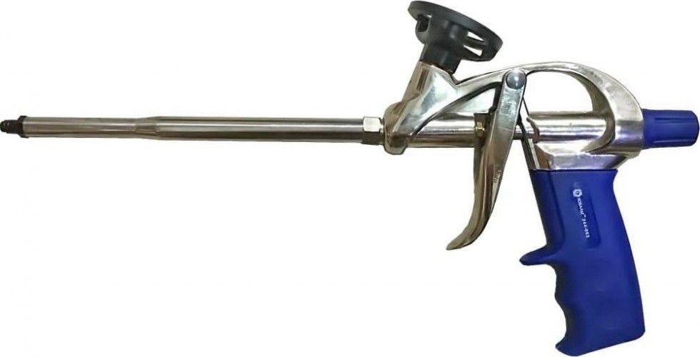 Пистолет для монтажной пены Кобальт 244-063 металлический корпус, тефлоновое покрытие
