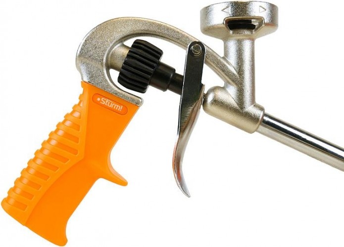 Пистолет для монтажной пены Sturm 1073-06-07 тефлон.покрытие иглы,регулировка рукой, profession - изображение 4