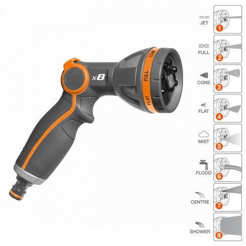 Пистолет для полива DAEWOO DWG 2020 Spray Gun x8 - изображение 3