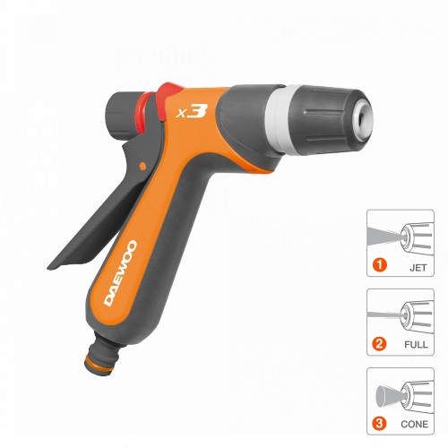 Пистолет для полива DAEWOO DWG 1010 Jet Spray Gun x3 - изображение 3
