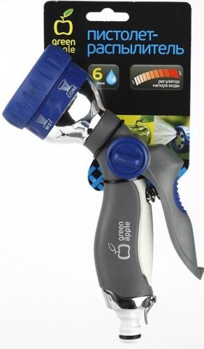 Пистолет для полива GREEN APPLE GWHM12-034 6 режимов Б0003090 - изображение 2