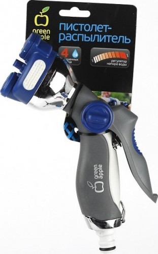 Пистолет для полива GREEN APPLE GWHM12-035 4 режима Б0003091 - изображение 2