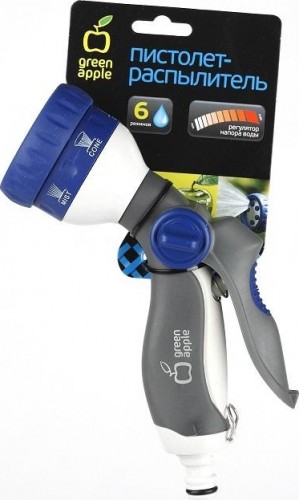 Пистолет для полива GREEN APPLE GWHM12-038 6 режимов Б0003094 - изображение 2