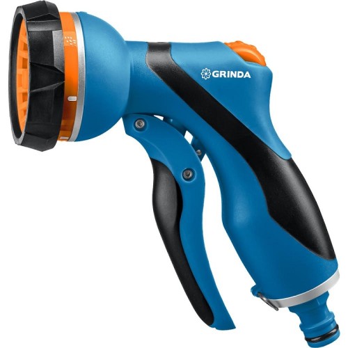 Пистолет для полива GRINDA 429120_z01 f-7, 7 режимов, с регулятором напора - изображение 2