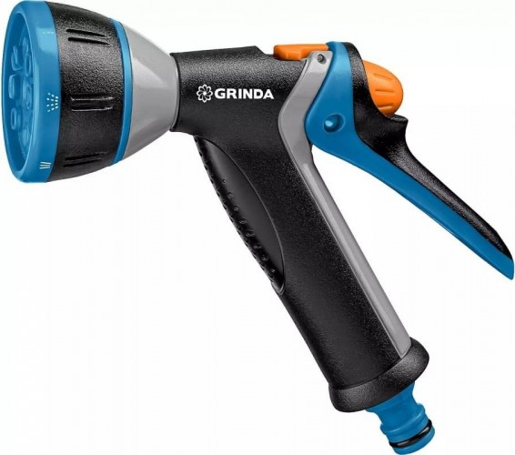 Пистолет для полива GRINDA BM-8 proline 8 режимов, курок сзади, металлический с tp 8-427339_z02 - изображение 2