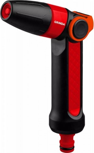 Пистолет для полива GRINDA N-R плавная регулировка, двухкомпонентный с регуляторо 8-427189