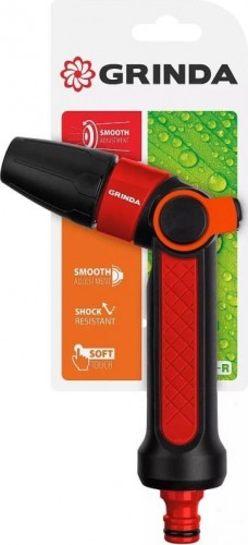 Пистолет для полива GRINDA N-R плавная регулировка, двухкомпонентный с регуляторо 8-427189 - изображение 3