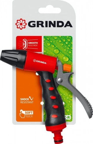 Пистолет для полива GRINDA T-R плавная регулировка, курок сзади, пластиковый с tp 8-427186 - изображение 3