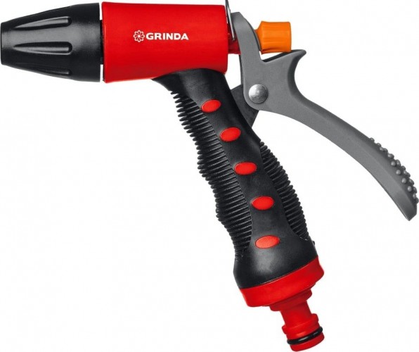 Пистолет для полива GRINDA T-R плавная регулировка, курок сзади, пластиковый с tp 8-427186 - изображение 2