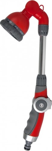 Пистолет для полива QUATTRO ELEMENTI 241-345 на длинной ручке, 9-ти режимный