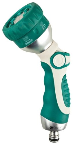 Пистолет для полива RACO 343C 6 режимов, металлический с TPR 4256-55/343C