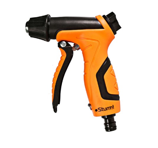 Пистолет для полива Sturm 3015-17-01Z 9 режимов, форсун цинк, корп с резин покрыт - изображение 2