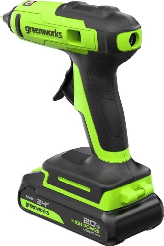 Пистолет клеевой аккумуляторный GREENWORKS G24GLG 24V, АКБ 2Ач и ЗУ 3502207CUA - изображение 3