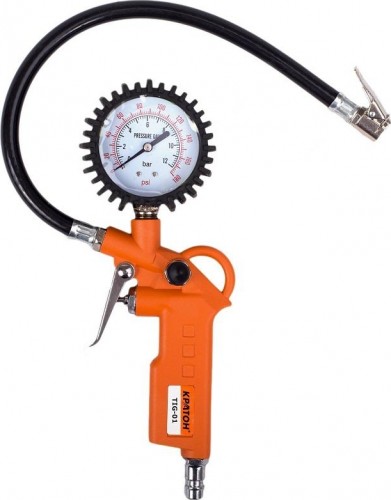 Пистолет КРАТОН TIG-01 для накачки шин с манометром 3 01 02 034