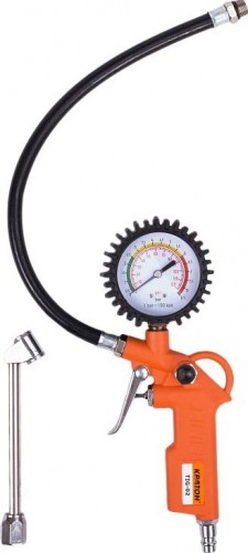 Пистолет КРАТОН TIG-02 для накачки шин с манометром 3 01 02 035