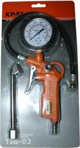 Пистолет КРАТОН TIG-02 для накачки шин с манометром 3 01 02 035 - изображение 3