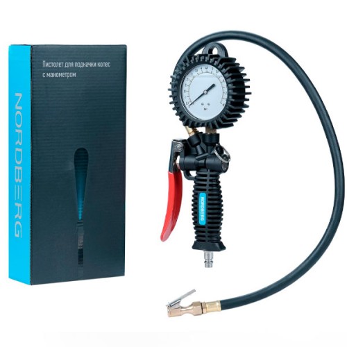 Пистолет NORDBERG Ti62 для подкачки колес с жидкостным манометром 80 мм ЦБ-0007782 - изображение 3