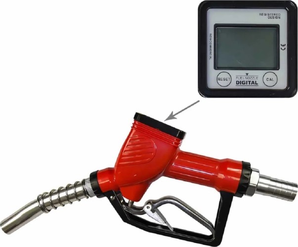 Пистолет PETROLL LLY-25A заправочный с электронным счетчиком 1207