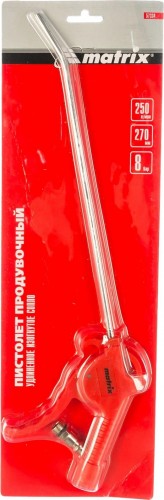 Пистолет пневматический MATRIX с удлиненным изогнутым соплом, 270 мм 57334 57334 - изображение 3