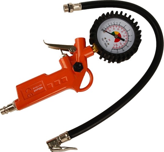 Пистолет пневматический Sturm AU-1720-06 для накачки шин с манометром, 2-8 бар