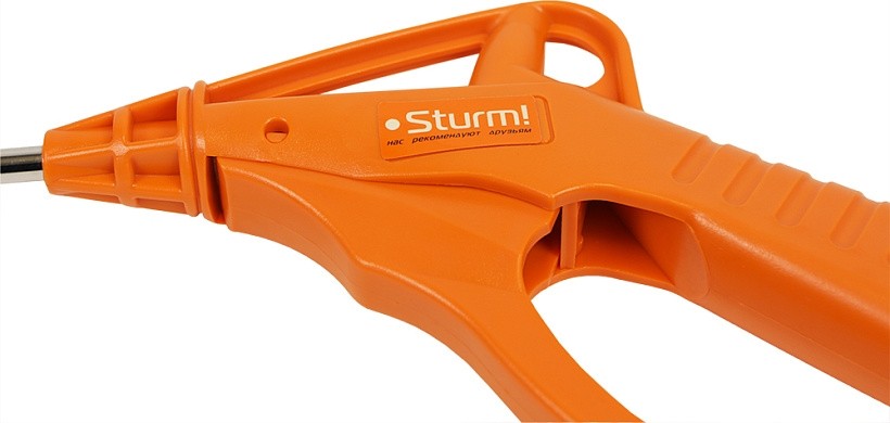 Пистолет пневматический Sturm AU-1720-07 продувочный, изогнутнутое сопло, 2-6 бар - изображение 4