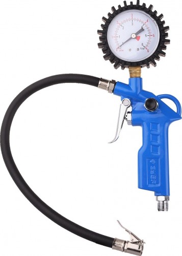 Пистолет пневматический ЗУБР ЭКСПЕРТ для подкачки шин, максимальное давление 15 атмосфе 06461