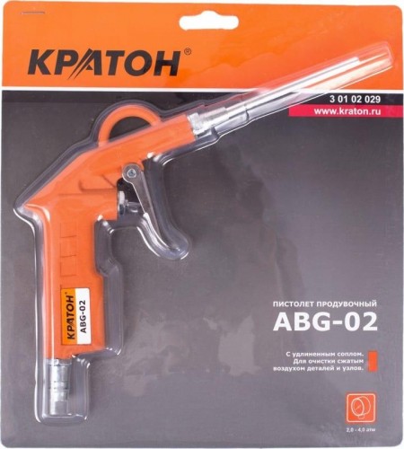 Пистолет продувочный КРАТОН ABG-02 длинное сопло 3 01 02 029 - изображение 3