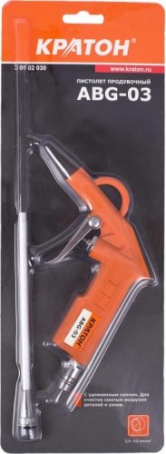 Пистолет продувочный КРАТОН ABG-03 длинное сопло 3 01 02 030 - изображение 4