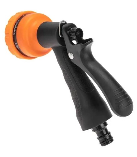 Пистолет -распылитель ЧЕТЫРЕ СЕЗОНА 62-0282 с резиновой ручкой, 7 реж. - изображение 2