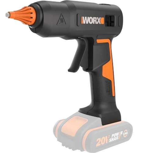 Пистолет термоклеевой аккумуляторный Worx WX045.9 без АКБ и ЗУ