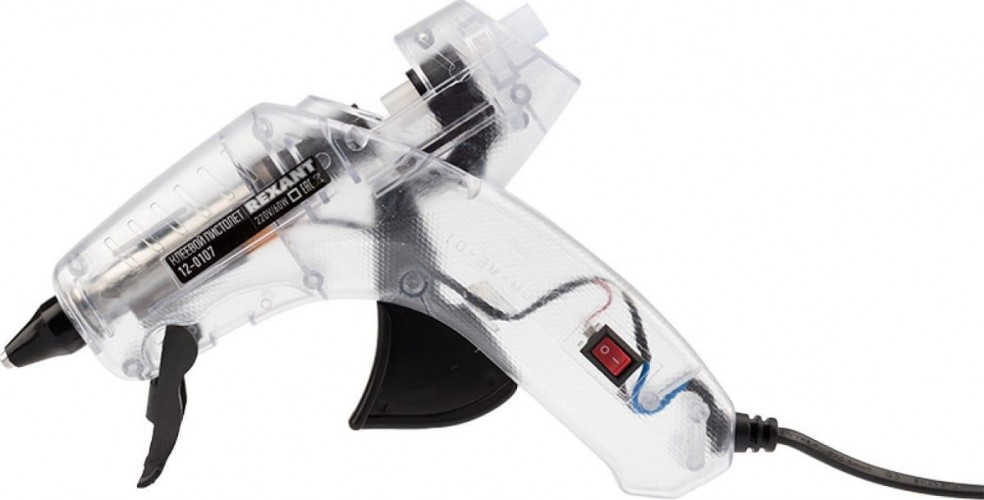 Пистолет термоклеевой сетевой REXANT 12-0107 с кнопкой - изображение 2