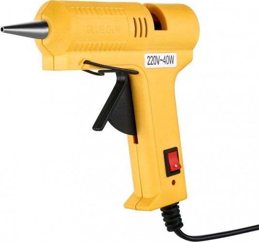 Пистолет термоклеевой сетевой DEKO DKGG40 SET4 с подставкой + набор клеевых стержней 063-4969 - изображение 3